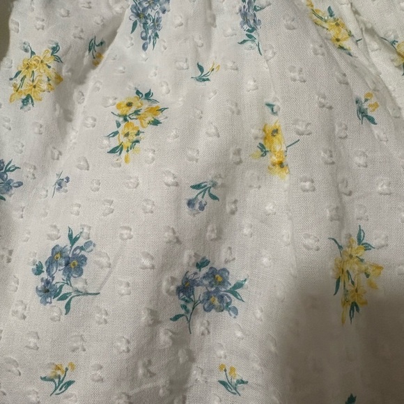 Joie Cotton Summer Babydoll Blouse Girl's Size 7/8 - Picture 5 of 8